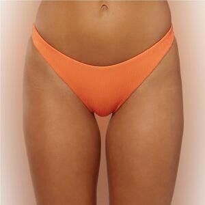 NWOT O’Neill | Saltwater Solids Texture Peach Orange Bikini Bottoms S